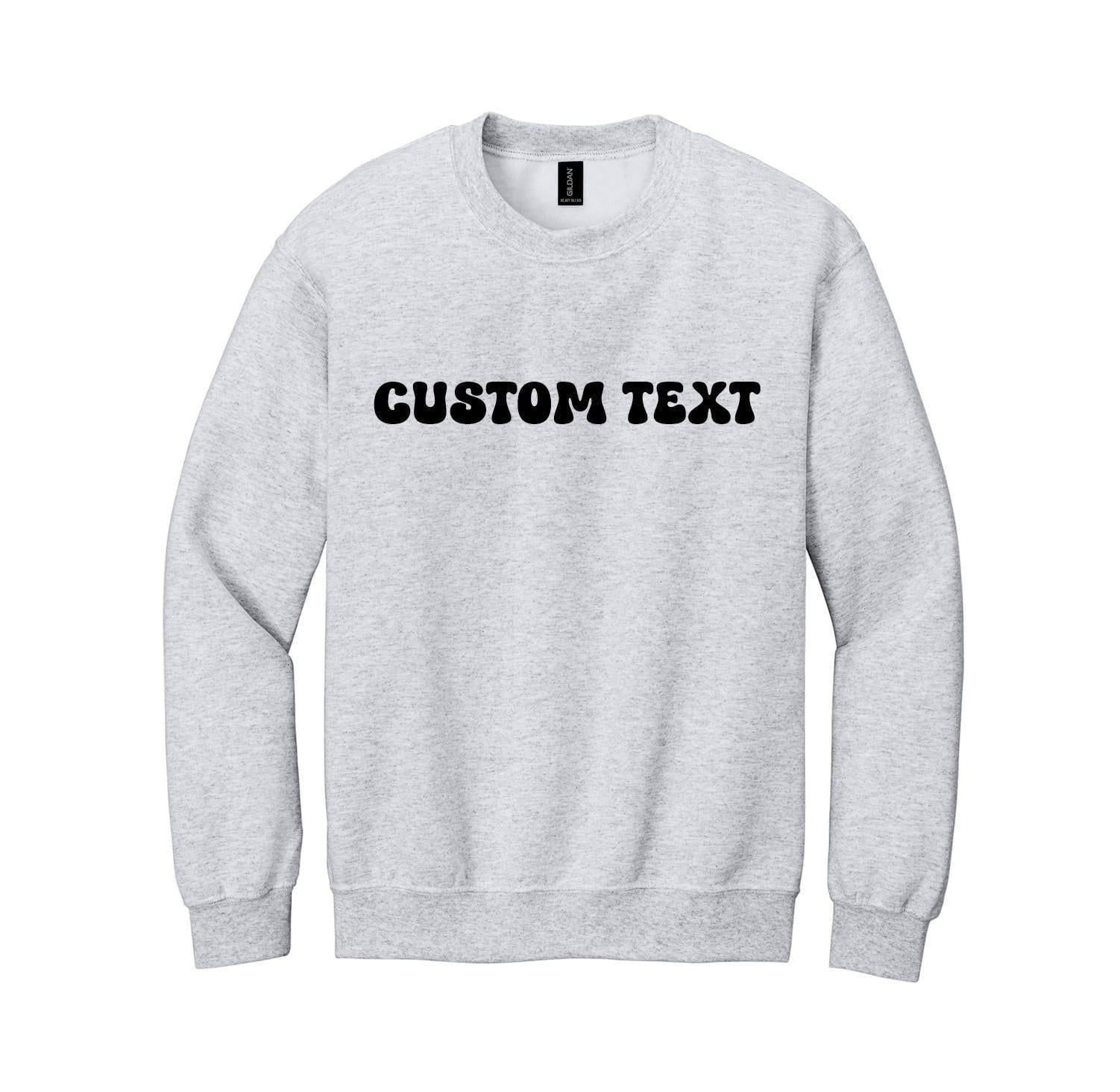 Personalized Sweatshirt, Custom Crewneck Sweatshirt, Custom Logo Sweatshirt, Personalized Name Crewneck