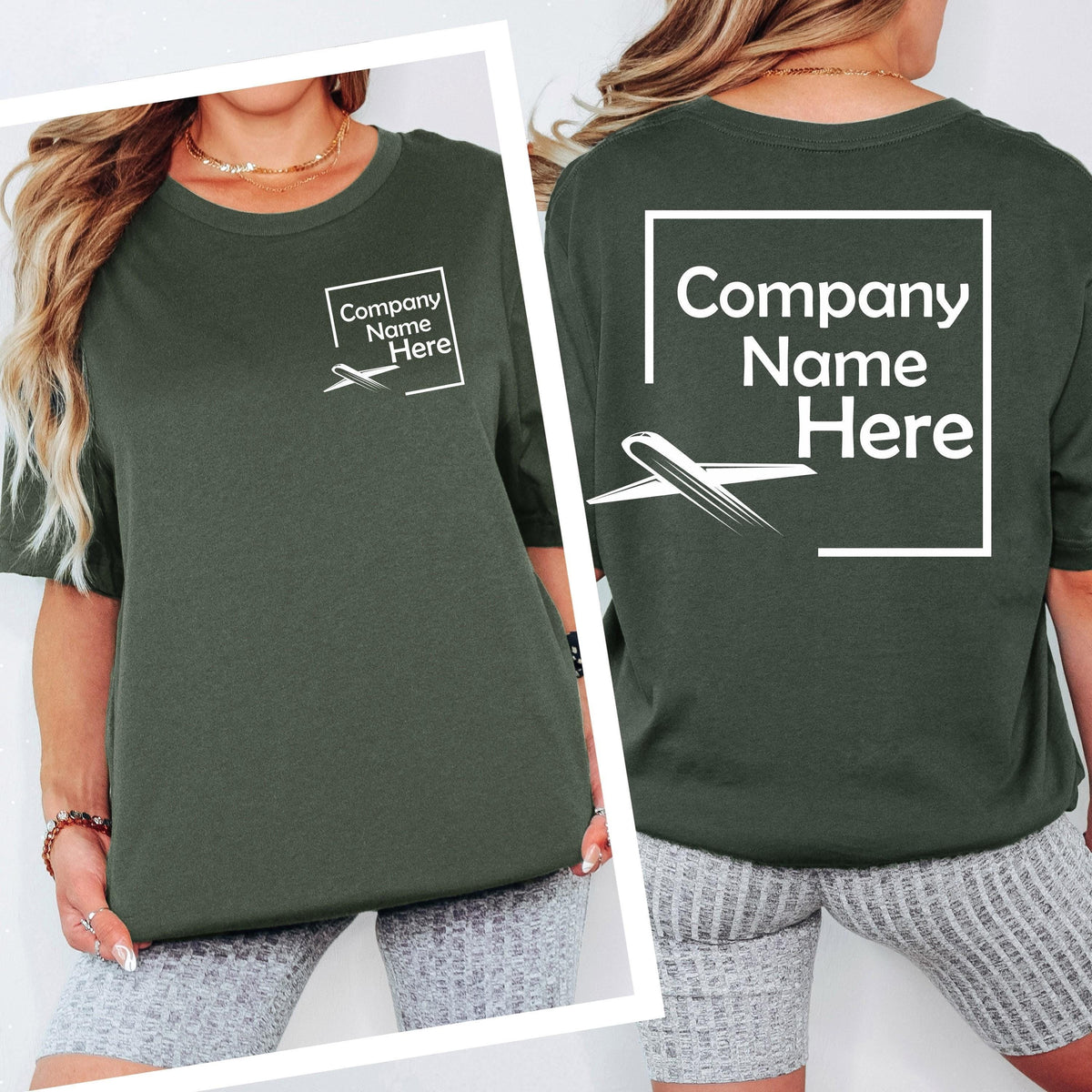 Custom Logo T-Shirt: Personalized Design Bella+Canvas 3001