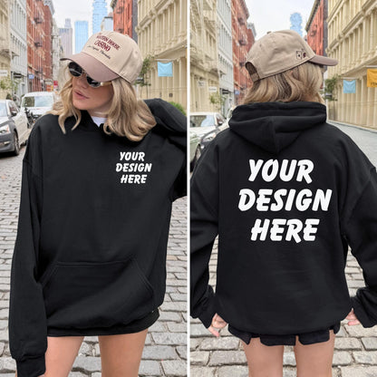 Custom Team Hoodies Gildan 18500, School Hoodies, Sports Team Sweatshirts, Custom Logo Hoodie, Club Hoodies, Group Apparel