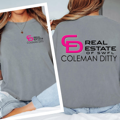 Comfort Colors Custom t-shirt with logo personalized business tee your logo here company branding work shirt