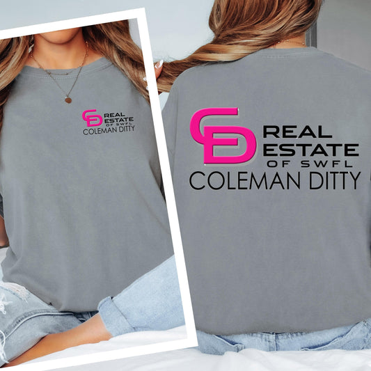 Comfort Colors Custom t-shirt with logo personalized business tee your logo here company branding work shirt