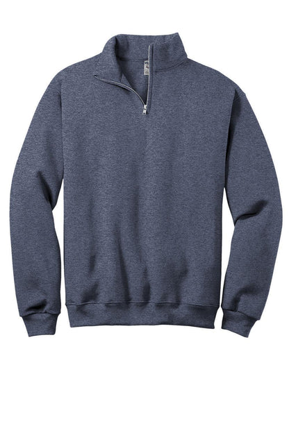 Custom Logo Jerzees 995M Quarter Zip Sweatshirt Company Branding Work Wear