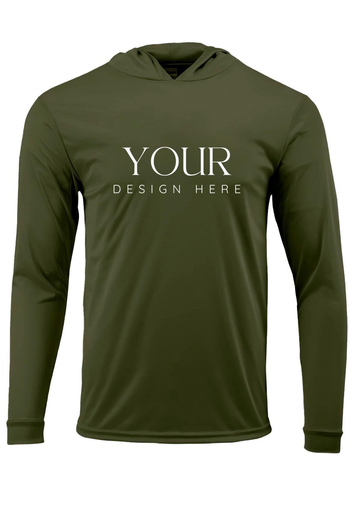 custom sun shirt for work UPF 50 long sleeve shirt with logo outdoor work shirt moisture wicking UV shirt crew sun shirt custom work hoodie