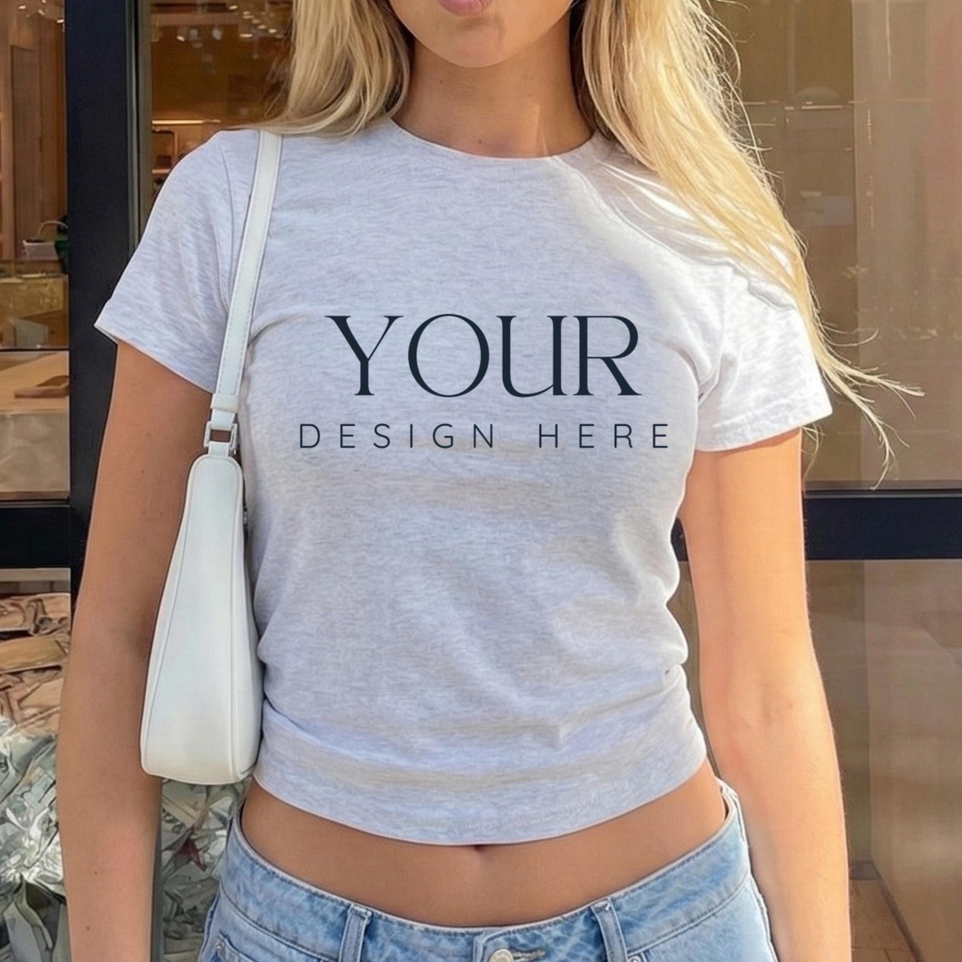 Gildan 5000B Y2K Baby Tee Custom Shirt, Fitted T Shirt, Personalized Graphic Tee, Trendy Aesthetic Shirt, Custom Design Tee