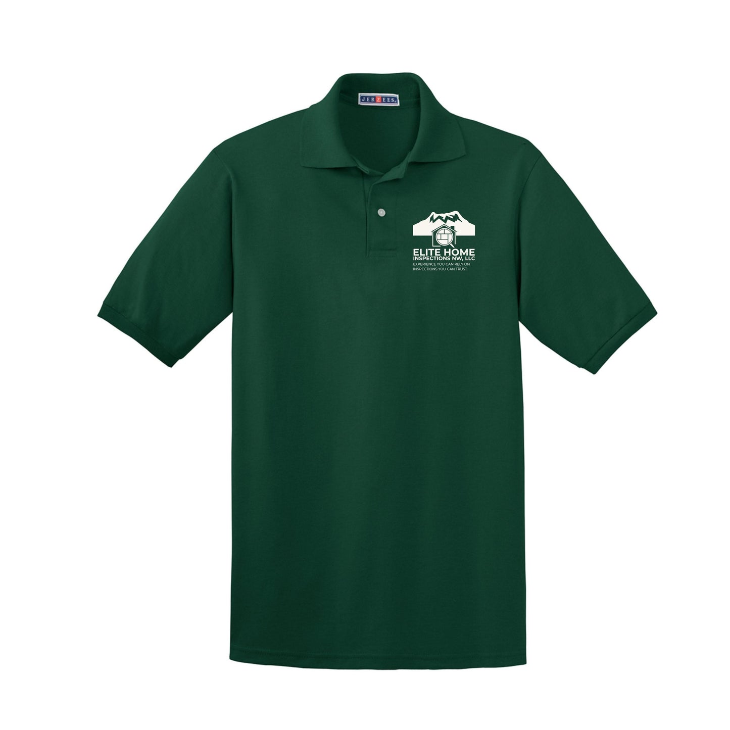Jerzees Button Collar Logo Shirt, Business Branding Apparel