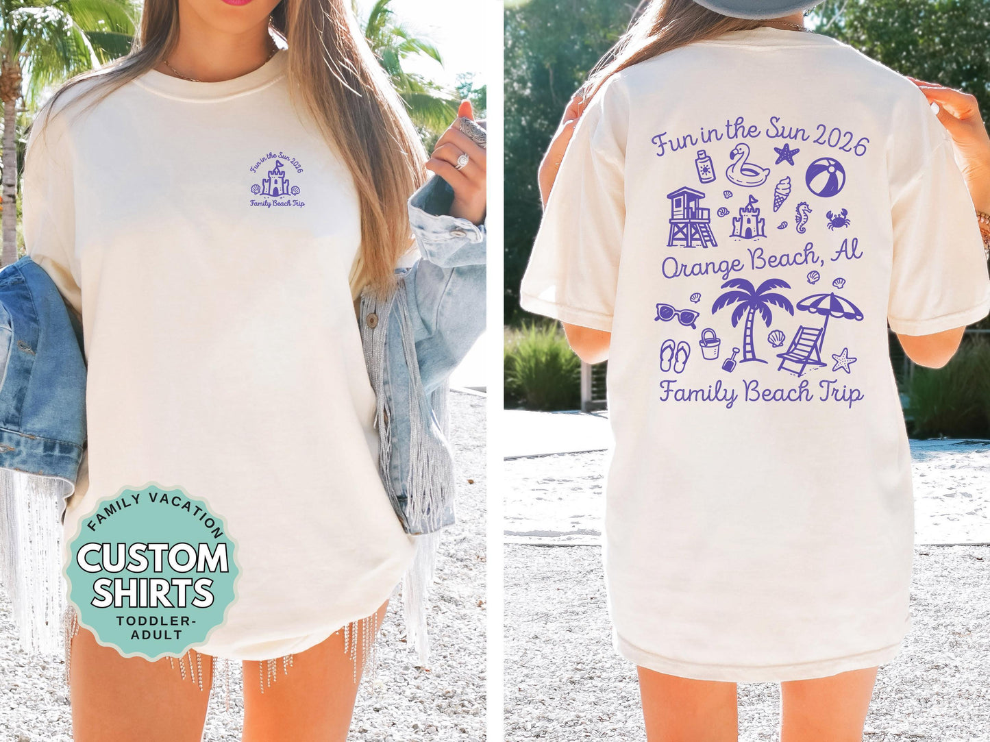 Family Vacation Shirts Adult Youth Matching Trip Tees