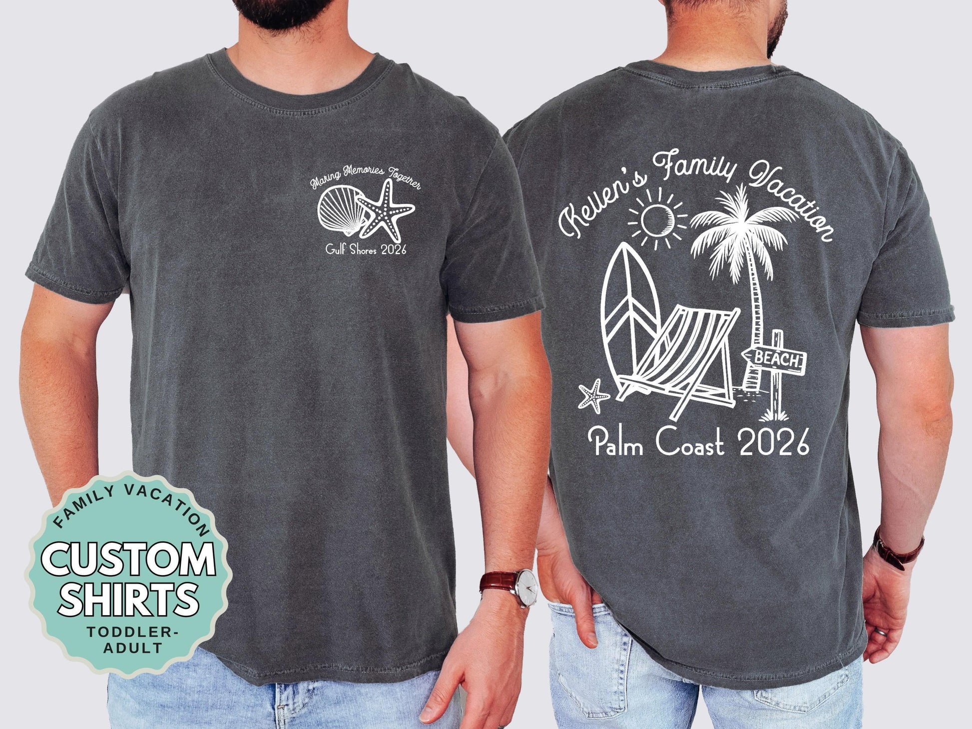Matching Vacation Shirts Adult Youth Family Travel Shirts