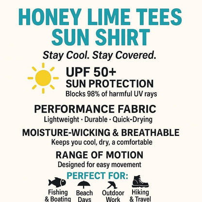 Honey Lime Tees Sun Shirt