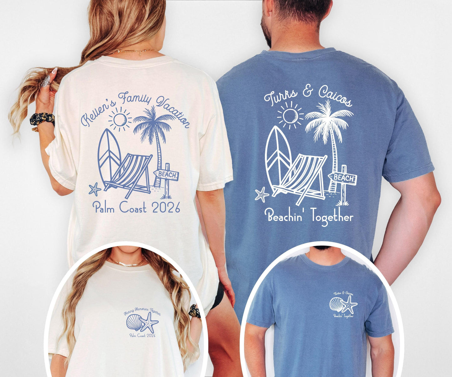 Matching Family Vacation Shirts: Custom Adult & Youth Tees