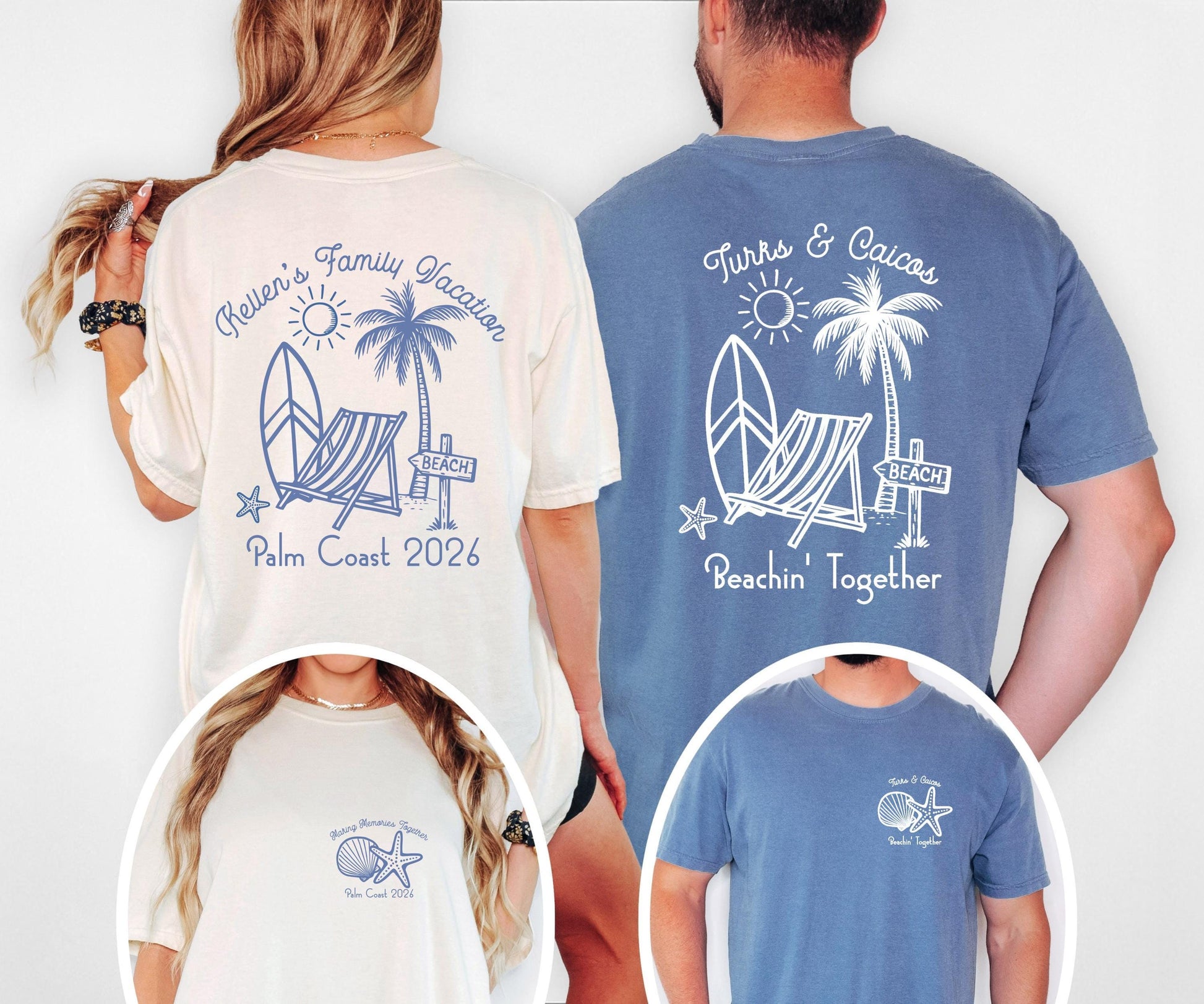 Matching Family Vacation Shirts: Custom Adult & Youth Tees