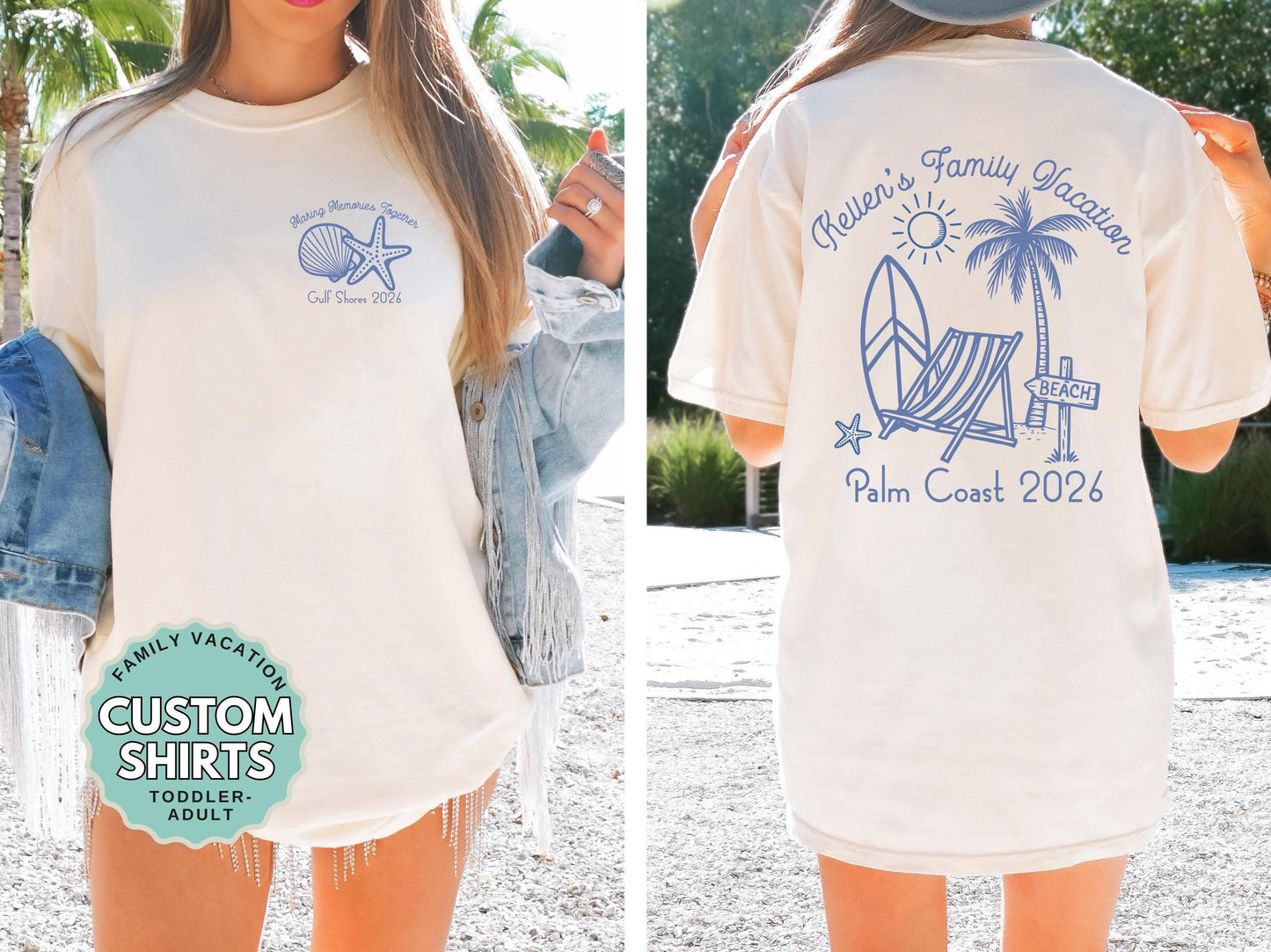 Matching Family Travel Shirts Adult Youth Vacation T Shirts