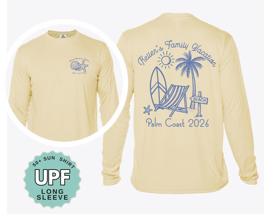 Personalized Family Vacation Shirts: UPF 50+ Sun Protection, Matching Beach Trip Outfits