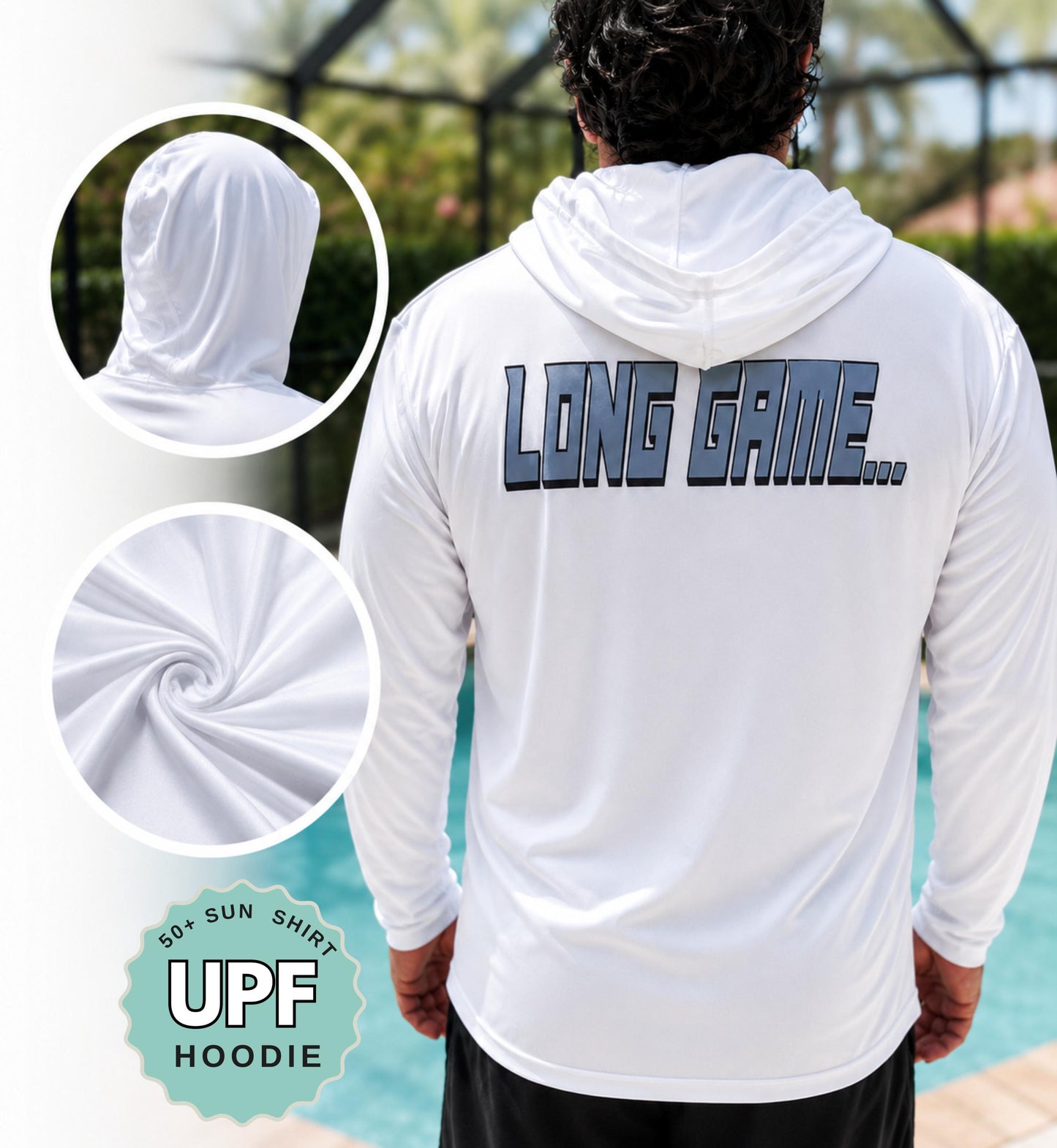 Custom Shirt UPF 50 long sleeve sun hoodie shirt moisture wicking quick dry breathable lightweight top UV protection with your logo outdoor