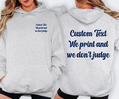 Custom Logo Hoodie Gildan 18500 Personalized Business Sweatshirt Company Team Wear
