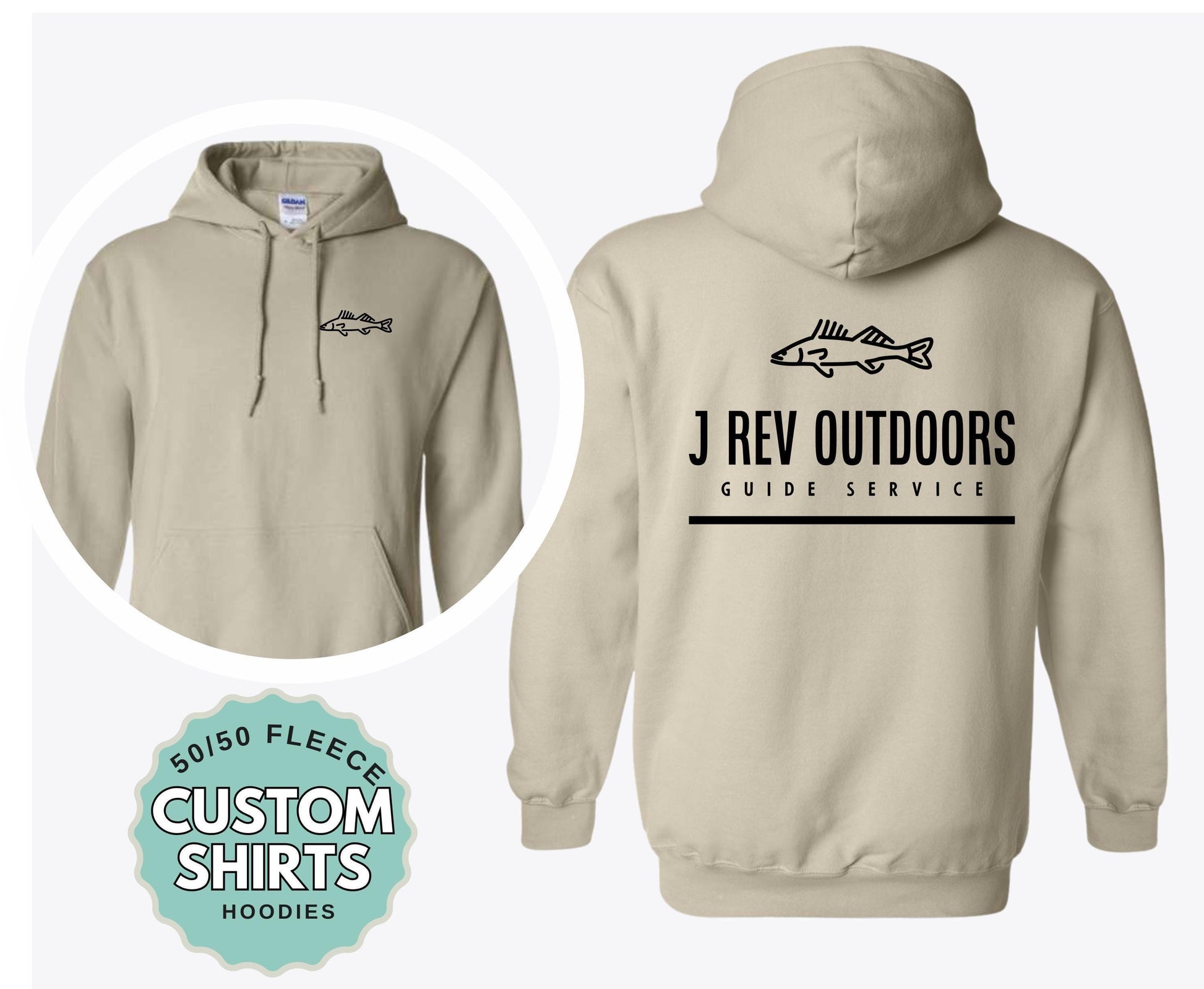 Custom Logo Hoodie Gildan 18500 Personalized Business Sweatshirt Company Team Wear