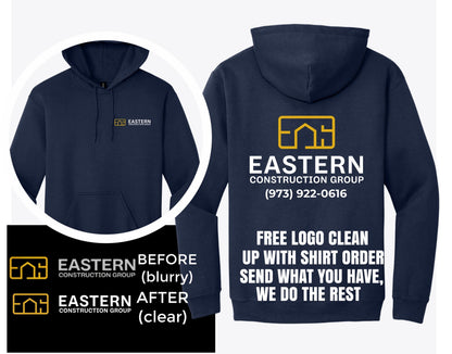 Custom Logo Hoodie Gildan 18500 Personalized Business Sweatshirt Company Team Wear