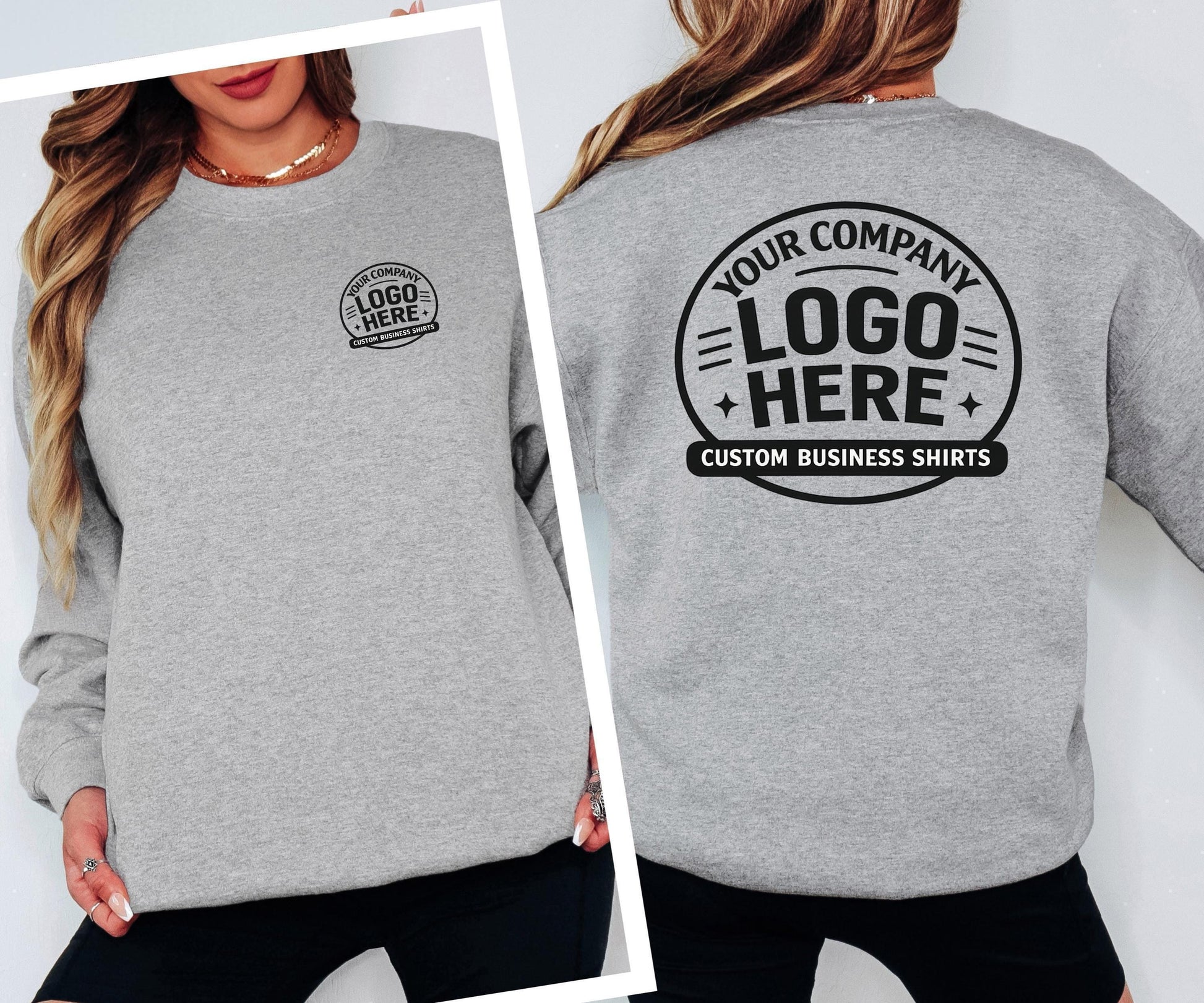 Custom Sweatshirt Gildan 18000, Personalized Crewneck, Custom Logo Sweatshirt, Unisex Crewneck Sweatshirt, Custom Graphic Sweatshirt