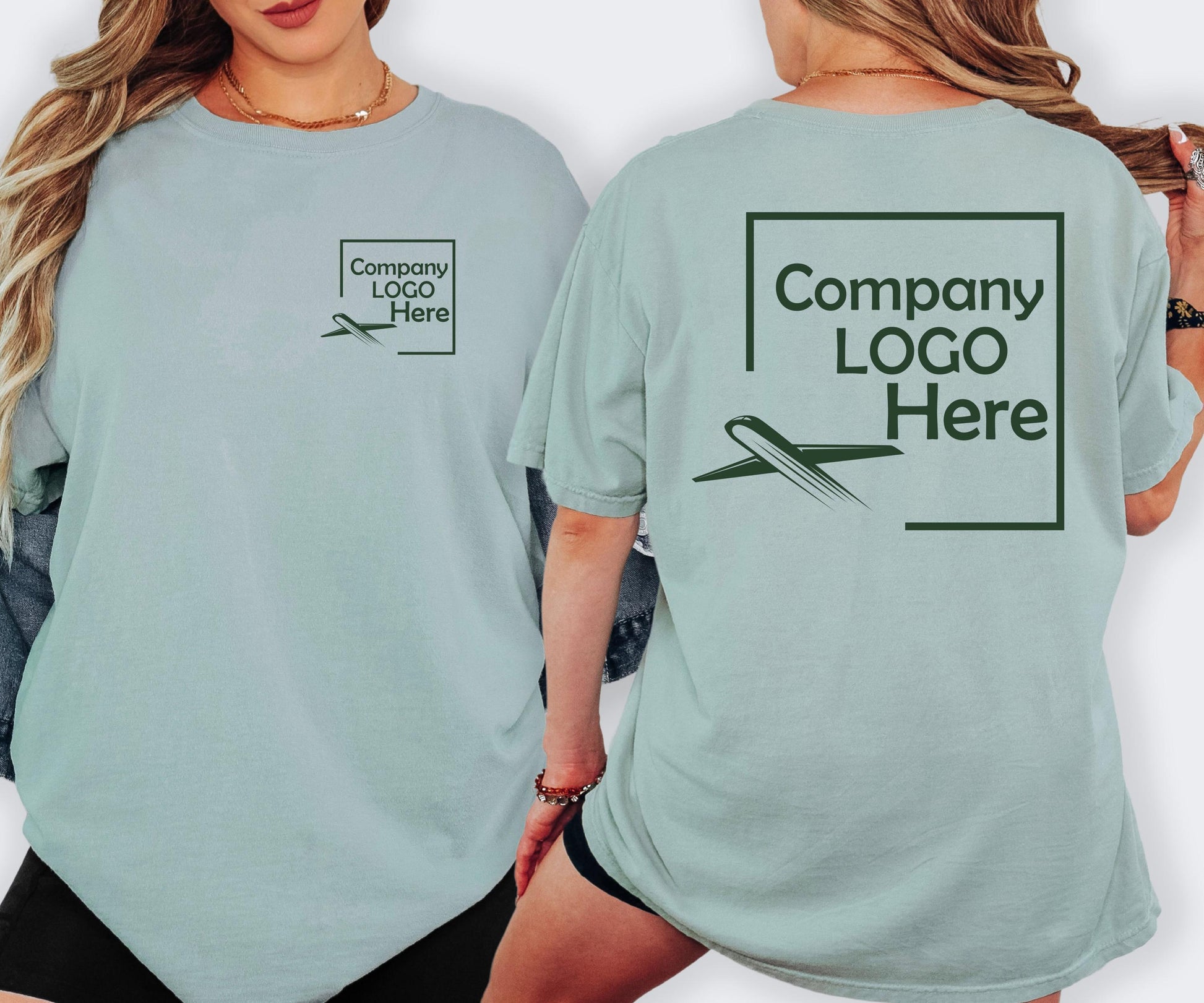 Comfort Colors 1717 Custom Shirt, Upload Your Logo, Personalized Business T-Shirt, Custom Design Tee, Team Company Shirt