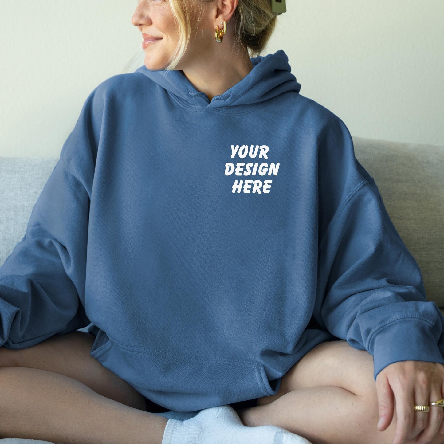 Personalized Hoodie Custom Design, Gildan 18500 Sweatshirt, Custom Gift Hoodie, Cozy Custom Hoodie, Custom Text Sweatshirt