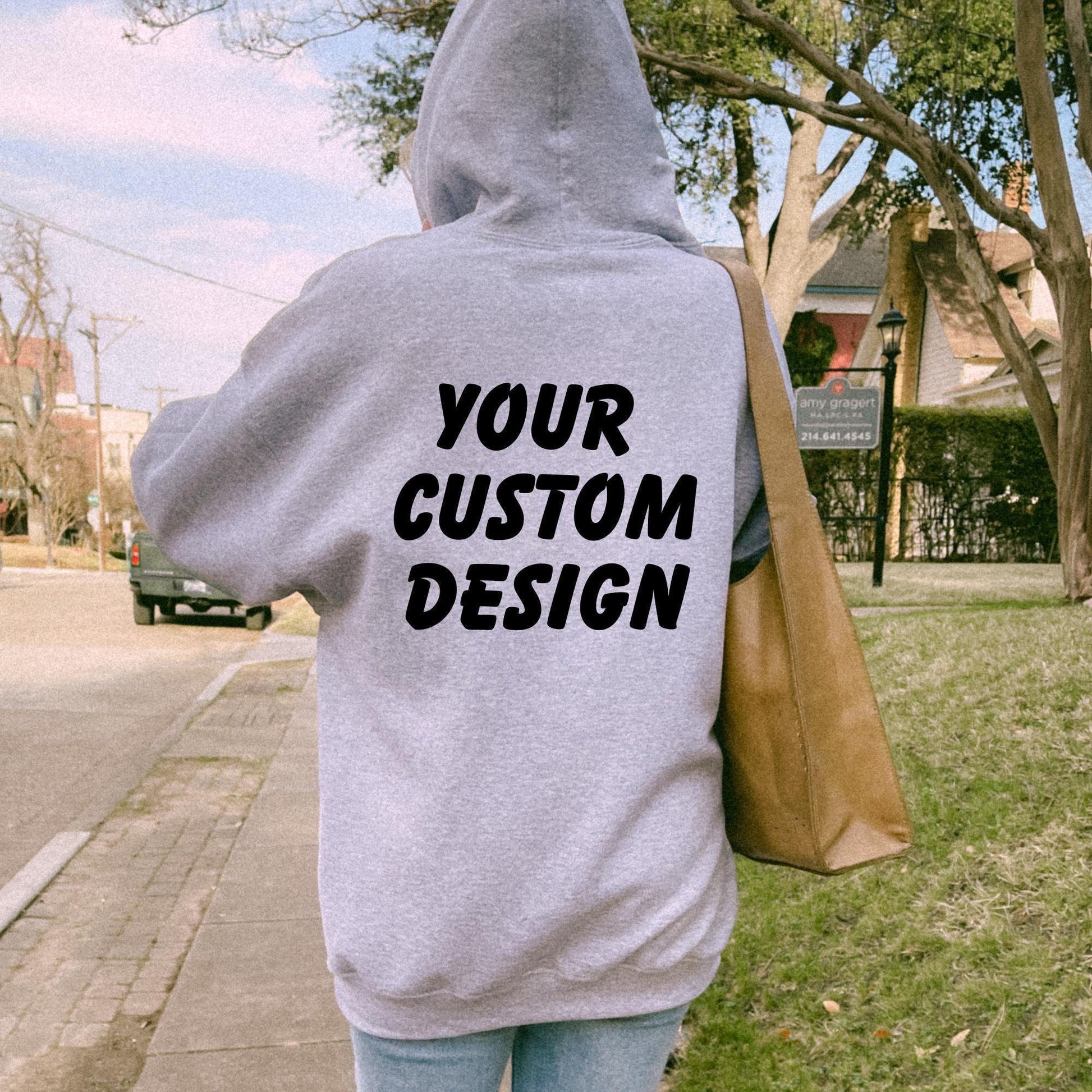 Custom Logo Hoodie Gildan 18500, Business Hoodies, Company Logo Sweatshirt, Custom Work Hoodie, Branded Apparel, Staff Uniform Hoodie