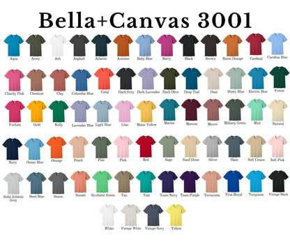 Bella Canvas 3001 Custom T-Shirt, Custom Logo Shirt, Personalized Business Tee, Front Back Logo Shirt, Company Team Shirts