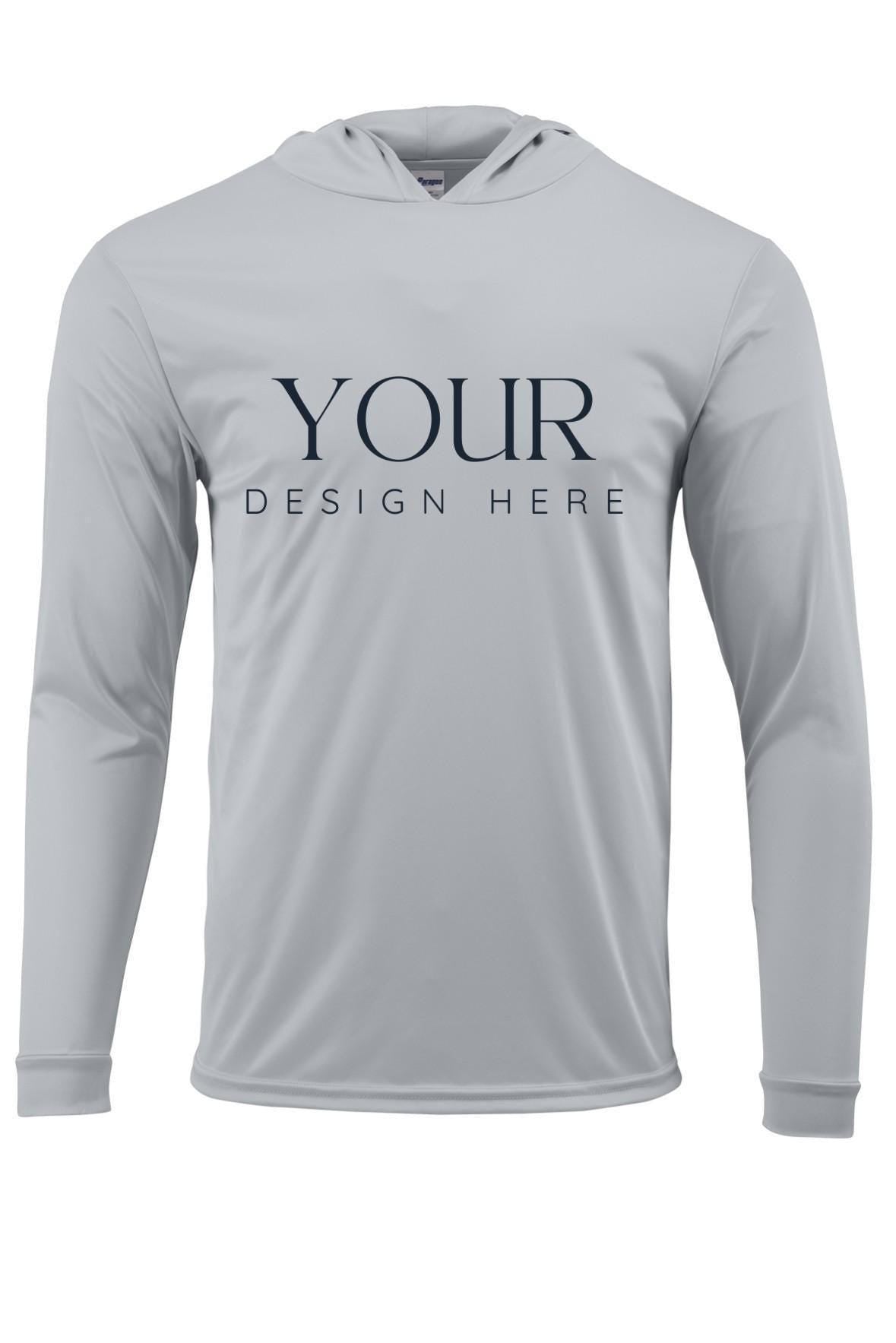 custom sun shirt for work UPF 50 long sleeve shirt with logo outdoor work shirt moisture wicking UV shirt crew sun shirt custom work hoodie