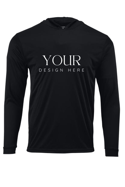 custom sun shirt for work UPF 50 long sleeve shirt with logo outdoor work shirt moisture wicking UV shirt crew sun shirt custom work hoodie