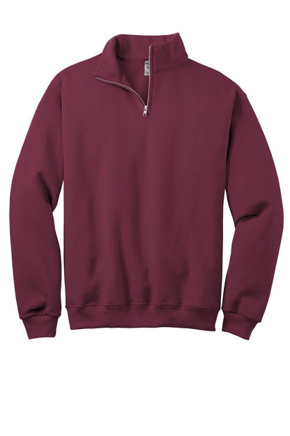 Custom Logo Jerzees 995M Quarter Zip Sweatshirt Company Branding Work Wear