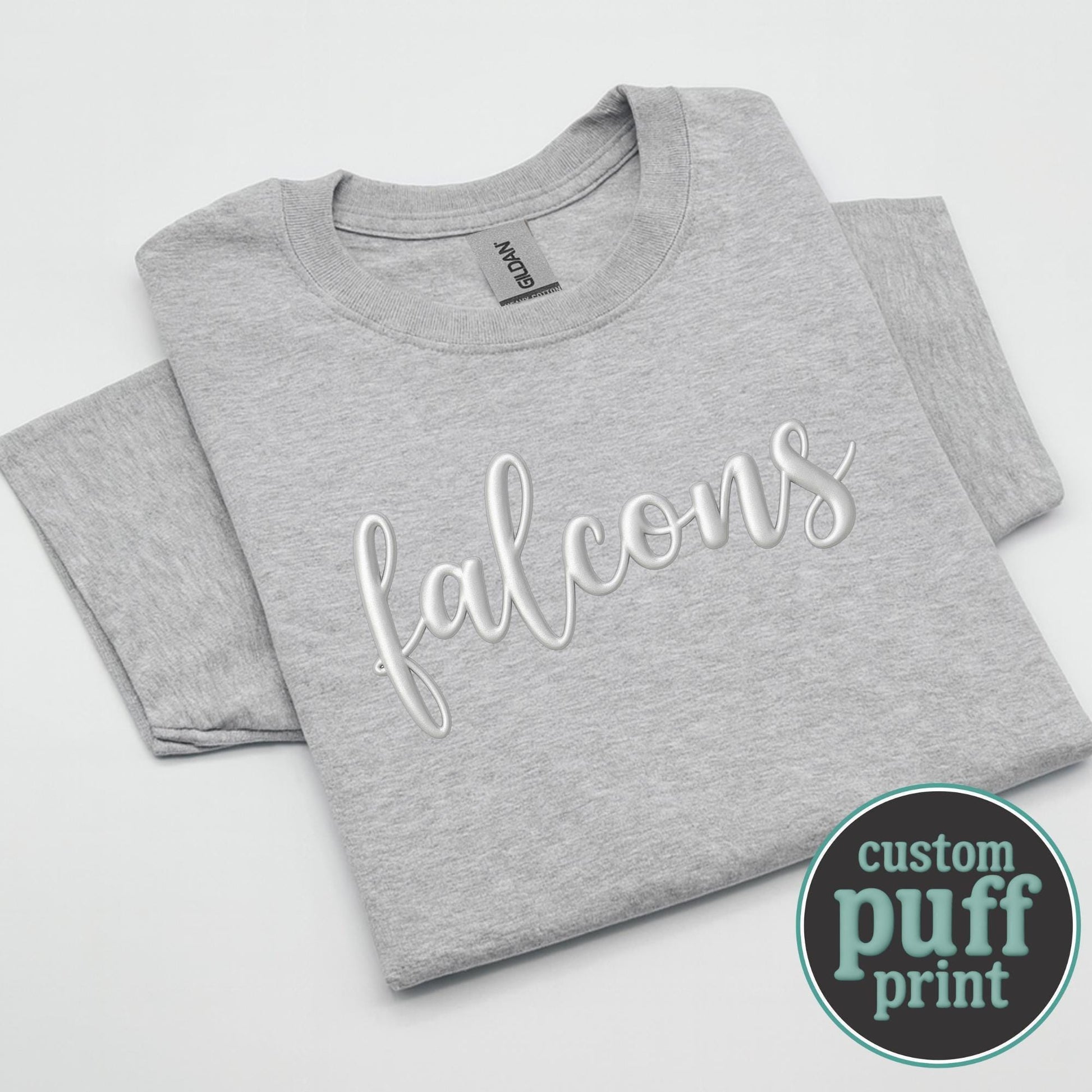 Gildan 5000 Custom Puff Print T Shirt, Personalized Shirt, Raised Print Design Tee, Custom Graphic Tee, Unisex Shirt