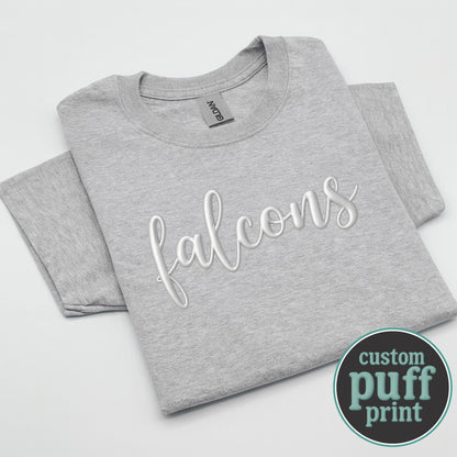 Gildan 5000 Custom Puff Print T Shirt, Personalized Shirt, Raised Print Design Tee, Custom Graphic Tee, Unisex Shirt