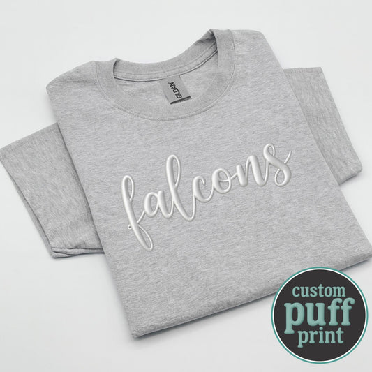 Gildan 5000 Custom Puff Print T Shirt, Personalized Shirt, Raised Print Design Tee, Custom Graphic Tee, Unisex Shirt