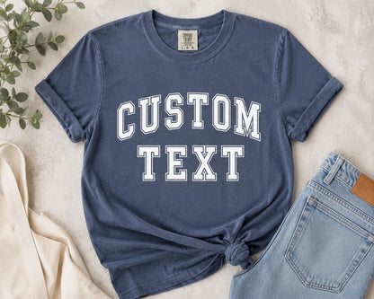 Custom Text Shirt, Comfort Colors 1717 Custom Shirt, Custom Logo Shirt, Personalized Logo Shirt, Custom Shirts, Custom Business Shirt