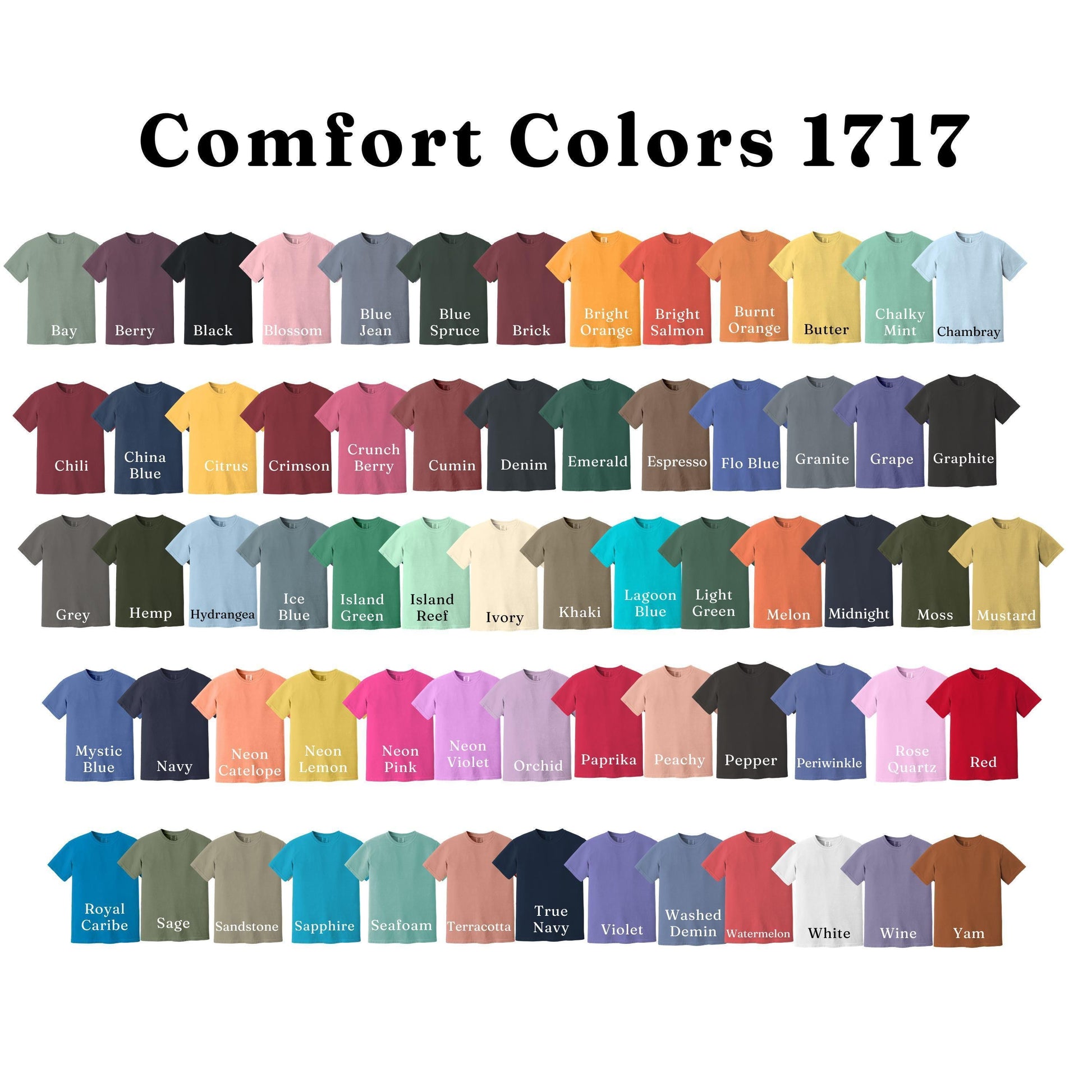 Comfort Colors 1717 Puff Print Custom T Shirt, Personalized Shirt, Custom Puff Design Tee, Garment Dyed Tee, Relaxed Fit Shirt
