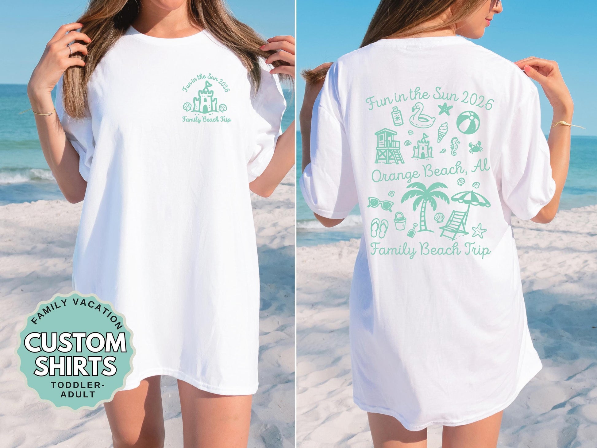 Family Vacation Shirts Adult Youth Matching Trip Tees