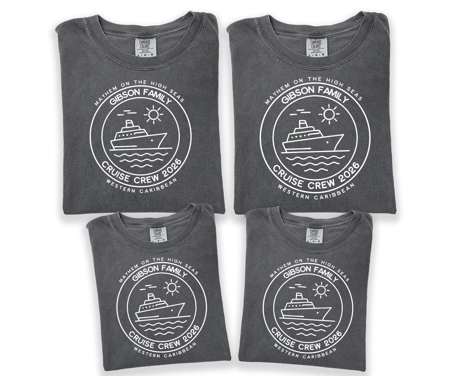 Family cruise shirts matching cruise trip tees, custom vacation group travel tops