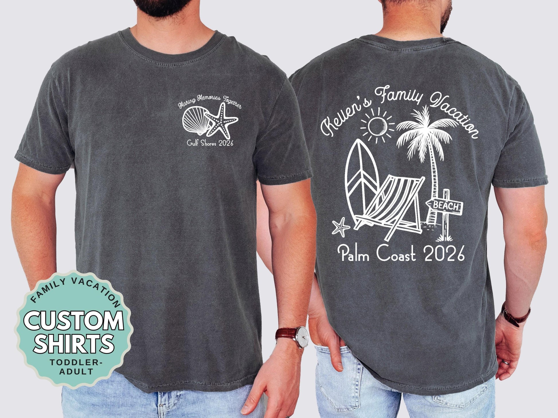Matching Family Travel Shirts Adult Youth Vacation T Shirts