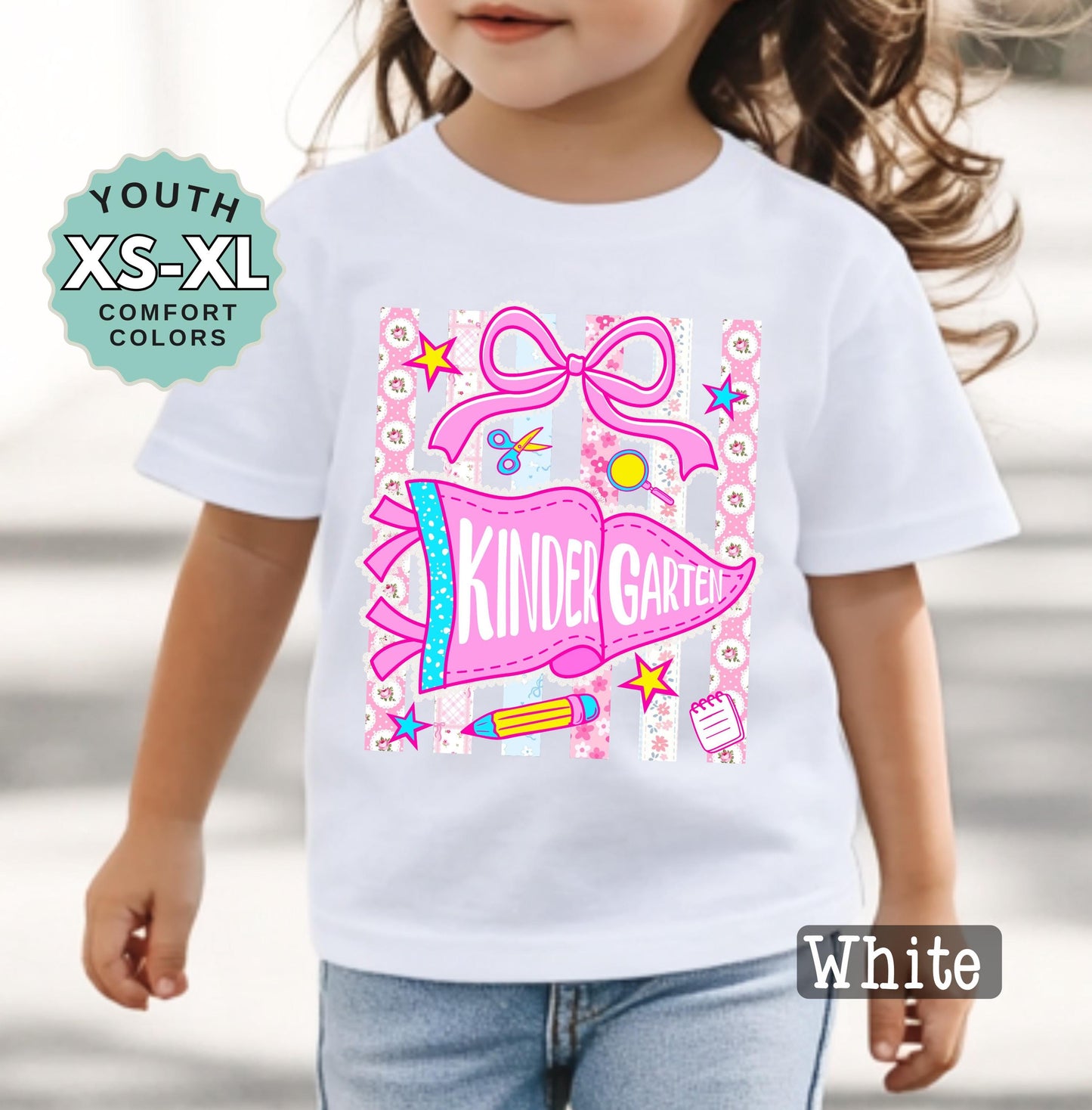 kindergarten shirt for girl cute back to school tee kindergarten shirt for daughter first day of school shirt girls school outfit youth tee