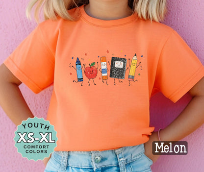 back to school shirt cute back to school tee grade school shirt for first day of school shirt school outfit youth tee