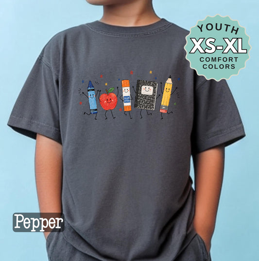 back to school shirt cute back to school tee grade school shirt for first day of school shirt school outfit youth tee