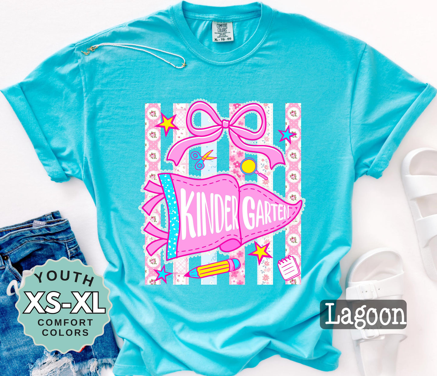 kindergarten shirt for girl cute back to school tee kindergarten shirt for daughter first day of school shirt girls school outfit youth tee