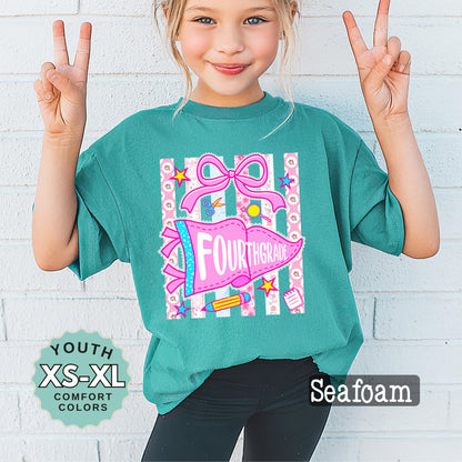 fourth grade shirt for girl cute back to school tee 4th grade shirt for daughter first day of school shirt girls school outfit youth tee