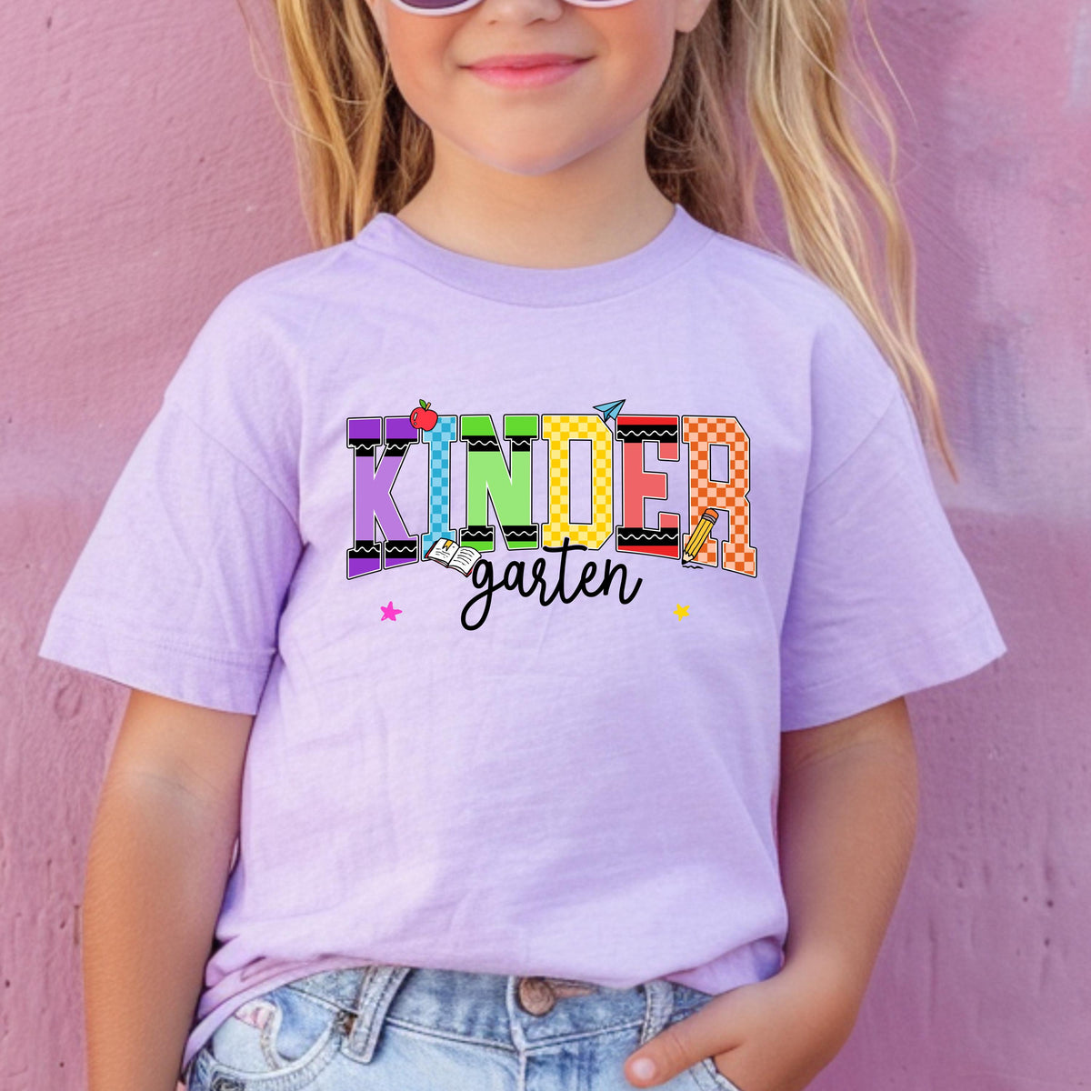 Kindergarten shirt first day of school girl outfit back to school shirt cute school photo shirt meet the teacher shirt gift for son kids top