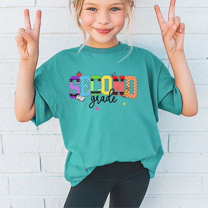 2nd grade shirt for girl cute back to school tee second grade shirt for daughter first day of school shirt girls school outfit youth tee