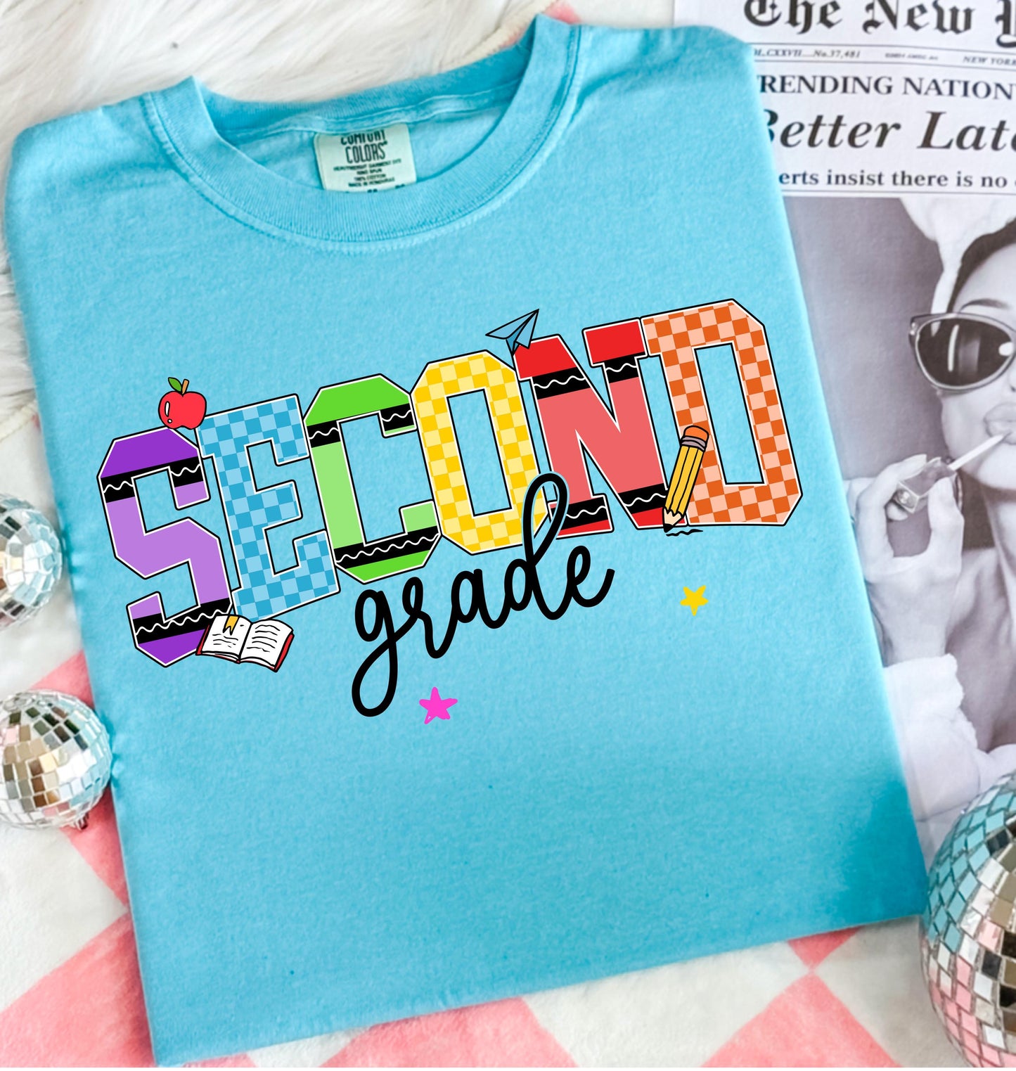 2nd grade shirt for girl cute back to school tee second grade shirt for daughter first day of school shirt girls school outfit youth tee