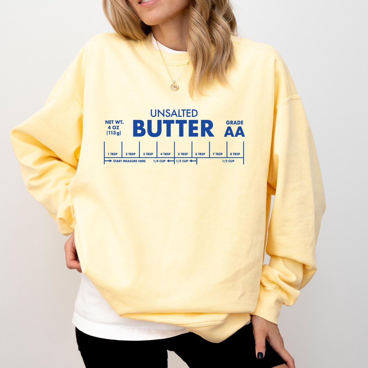 Unsalted Butter Shirt: Funny Baking Tee in Soft Comfort Colors