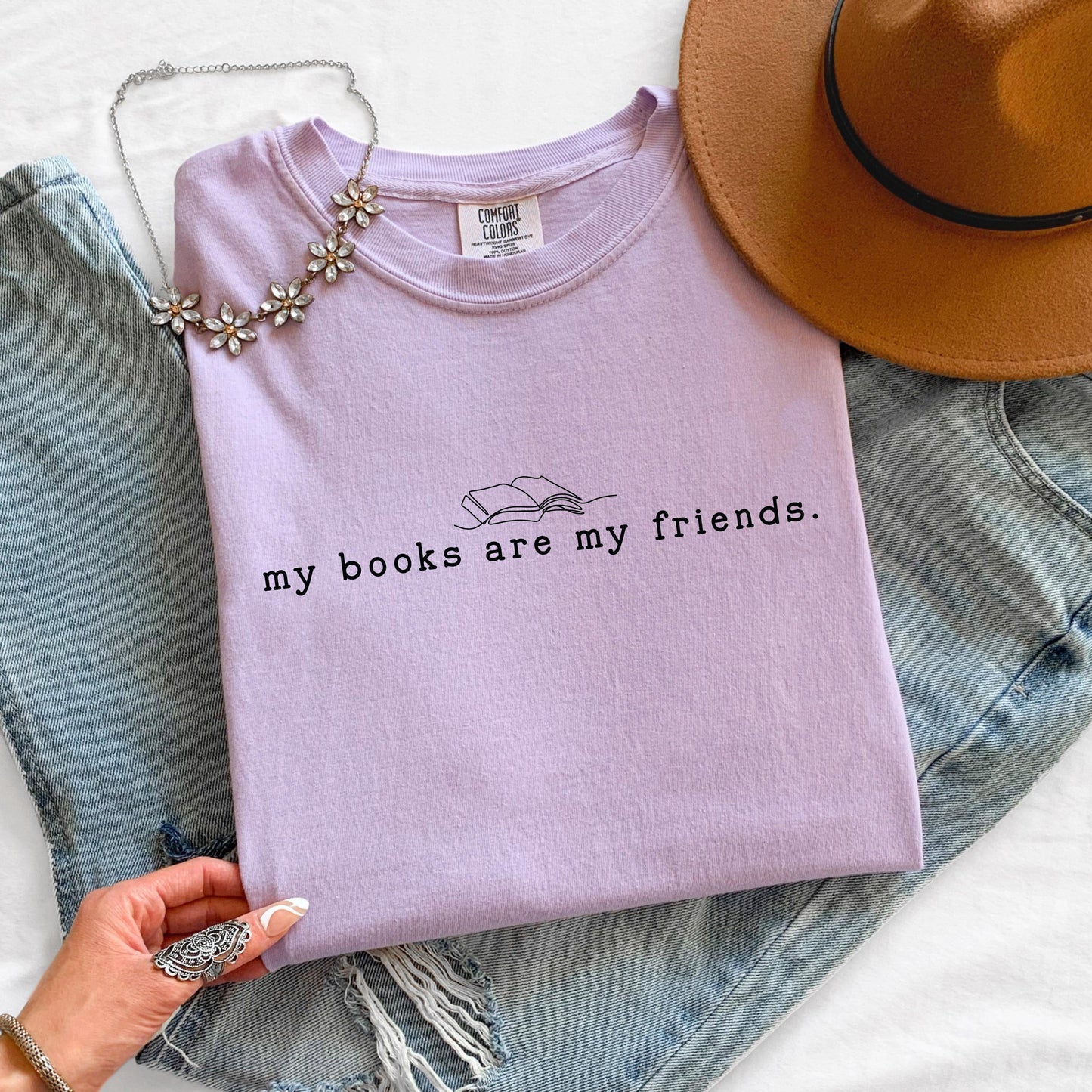 My Books Are My Friends Shirt, Book Lover Shirt, Reading Shirt, Comfort Colors Tee, Bookworm Shirt