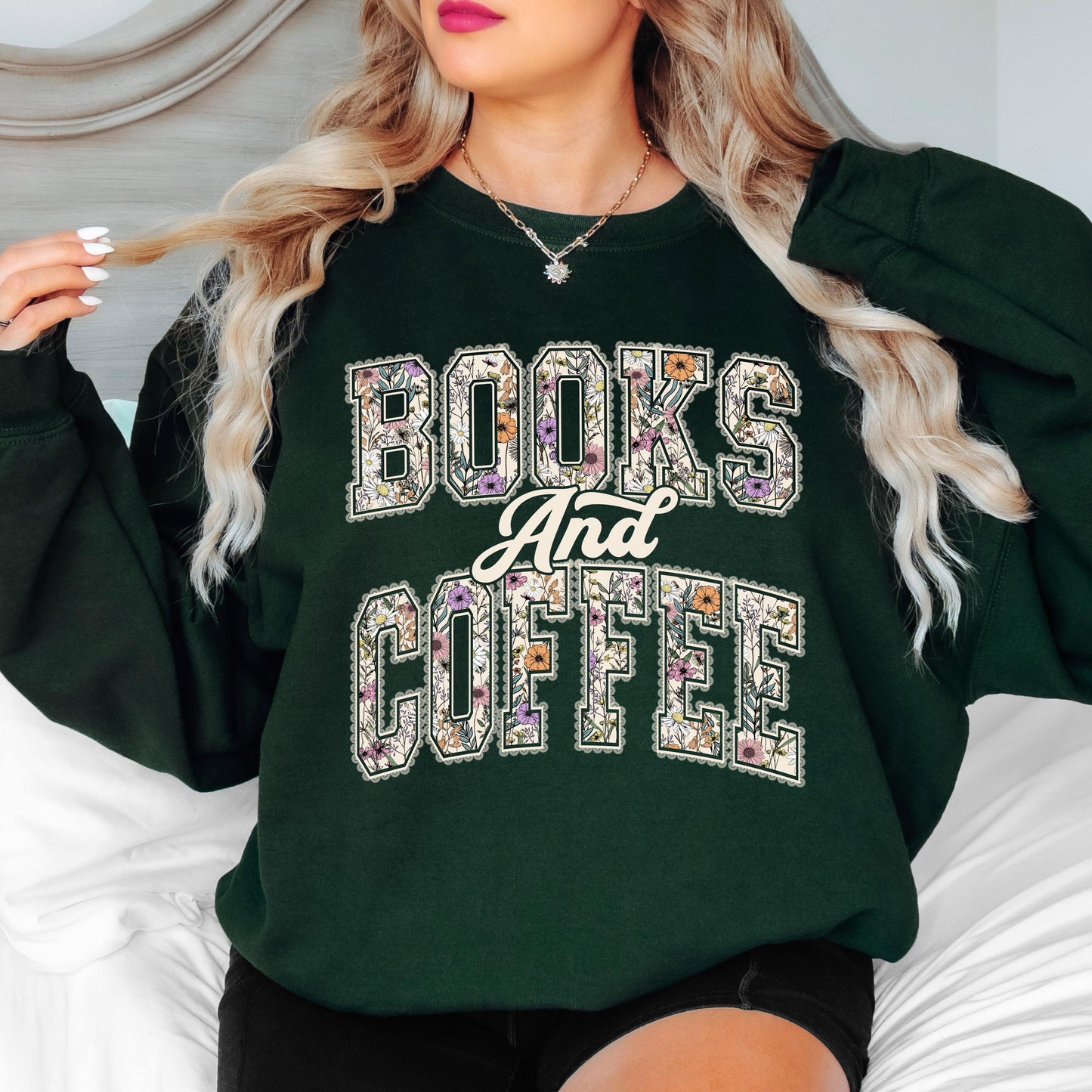 It’s Too Nonfictiony Outside Sweatshirt, Funny Book Lover Crewneck, Reader Sweatshirt, Floral Reading Graphic, Book Lover Sweatshirt