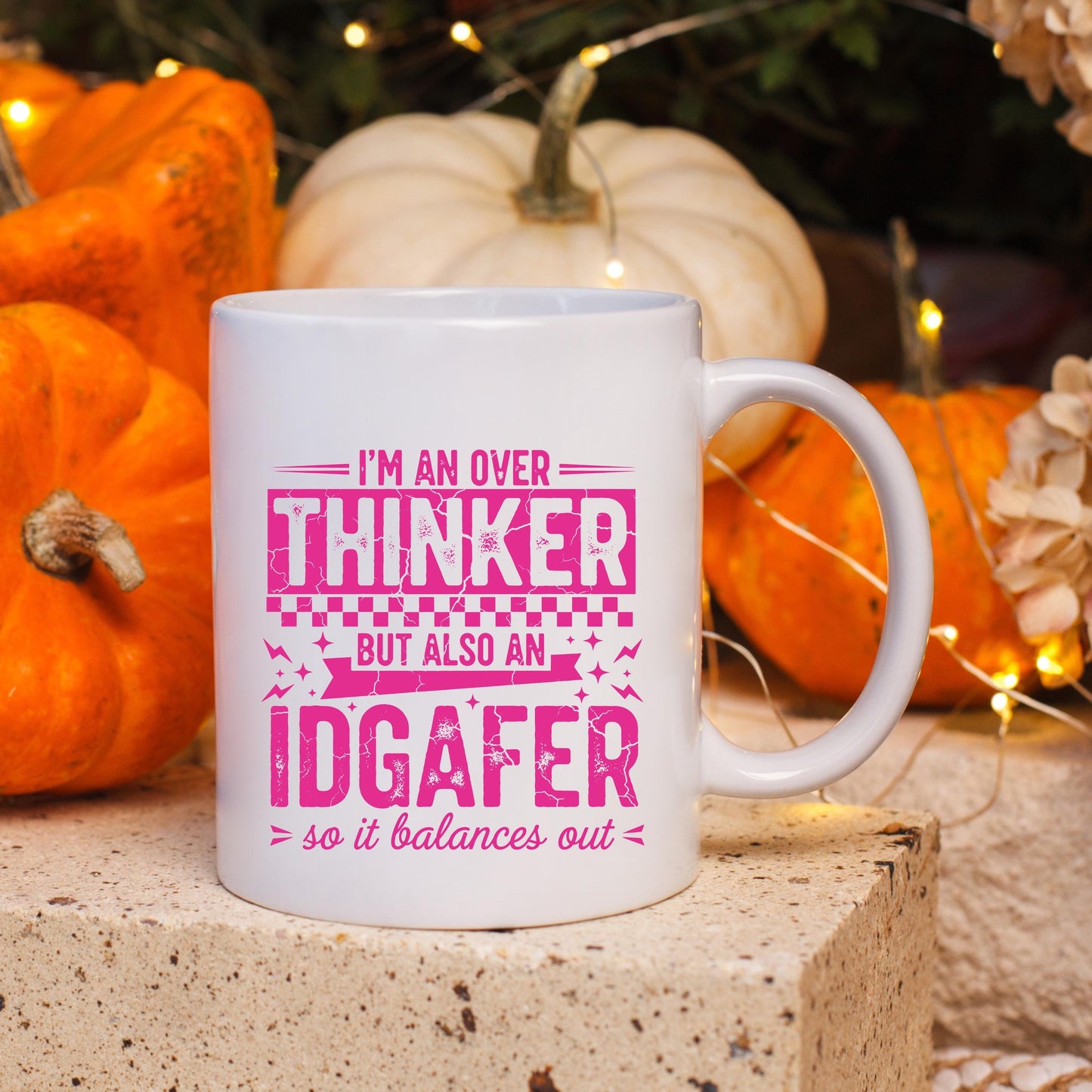 Overthinker Coffee Mug, Funny Anxiety Mug, Introvert Coffee Cup, Sarcastic Ceramic Mug, 11 oz Mug, 15 oz Mug