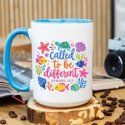 Called to Be Different Coffee Mug, Romans 12:2 Mug, Christian Coffee Mug, Bible Verse Mug, Ceramic Mug, 11 oz Mug, 15 oz Mug