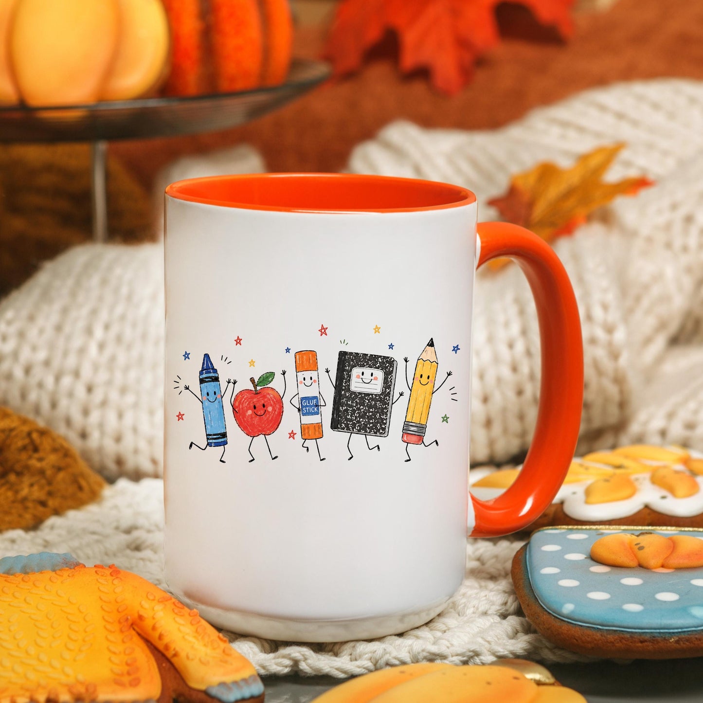 Teacher Mug, Cute Teacher Coffee Mug, Teacher Appreciation Gift, Elementary Teacher Mug, Back to School Mug, Pencil Mug, Classroom Mug